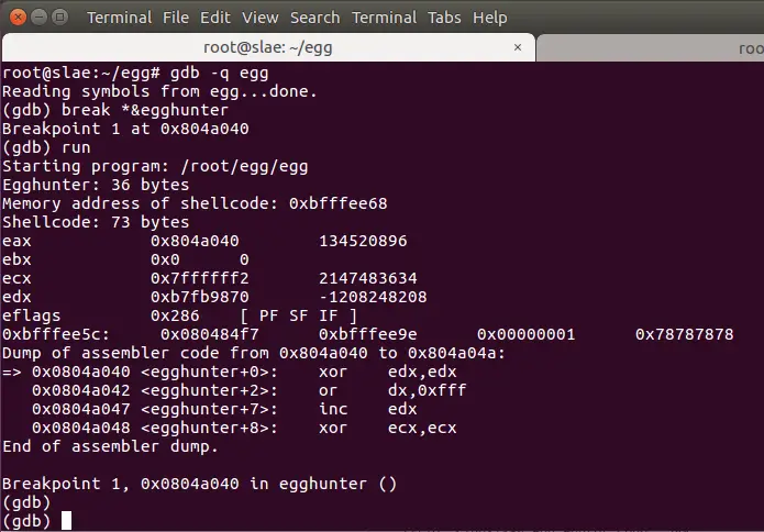 Linux Egg Hunter – x86