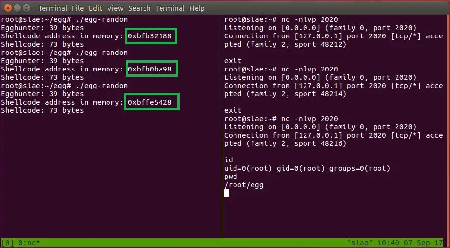 Linux Egg Hunter – x86