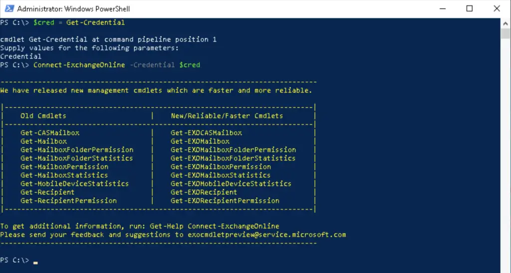The New Way to connect to Office 365 with PowerShell